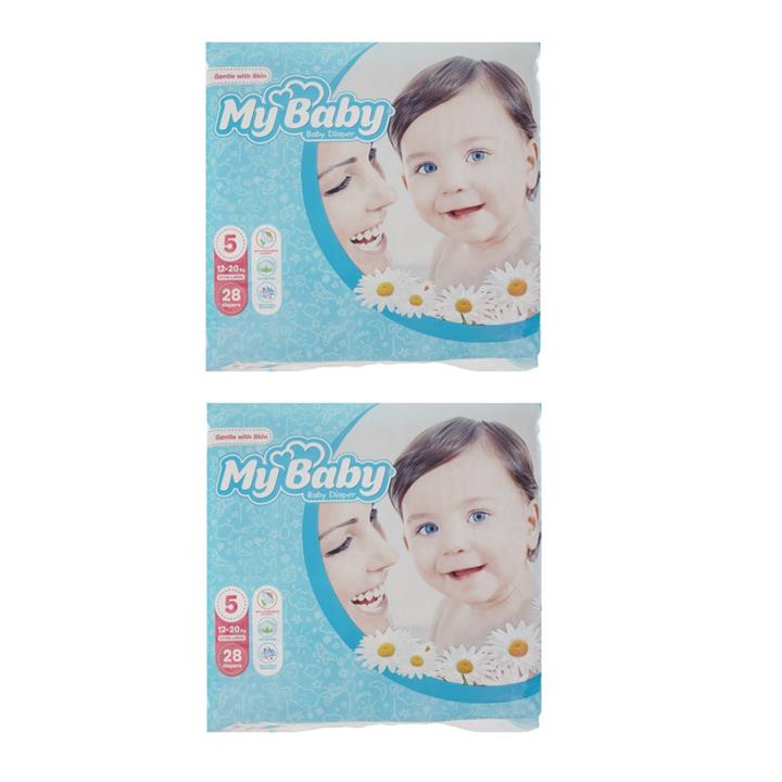 پوشک کودک مای بیبی مدل Max Care سایز 5